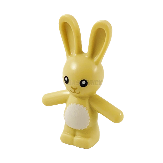 LEGO Minifigure Animal - Toy Bunny/Rabbit Standing, Tan [66965pb01]