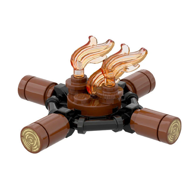 LEGO "Campfire" - Logs with Flames [MiniMOC]