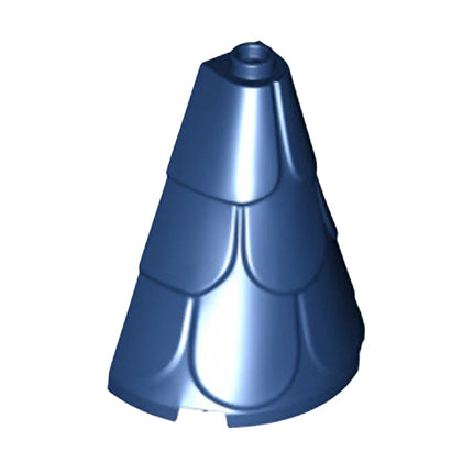 LEGO Tower Roof 2 x 4 x 4 Half Cone Shaped with Roof Tiles, Dark Blue [35563] 6209807
