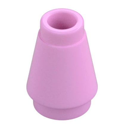 LEGO Cone 1 x 1 with Top Groove, Bright Pink [59900] 4589b 6381793