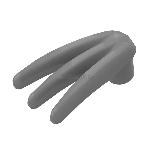 LEGO Minifigure Accessory - Bladed Claw, Weapon, Wolverine, Flat Silver [10187] 6004345