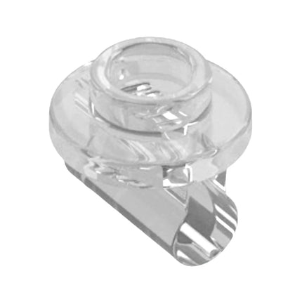 LEGO Plate, Round 1 x 1 with Bar Handle on Long Stem, Trans-Clear [79194] 6510217