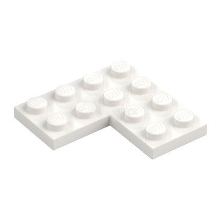 LEGO Plate 4 x 4 Corner, White [2639] 4508662