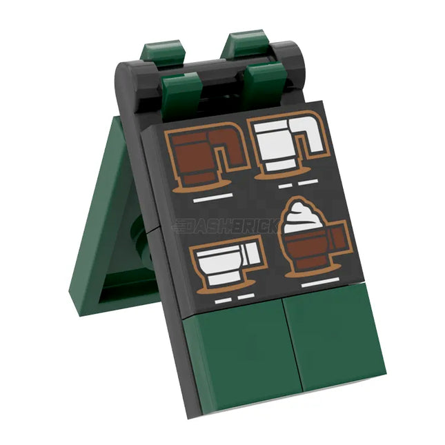 LEGO "Sidewalk Sign - Coffee" - Folding Sign [MiniMOC]