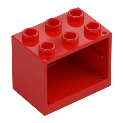 LEGO Container, Cupboard, Kitchen Bench, Storage 2 x 3 x 2, Red [4532b] 92410 4619543