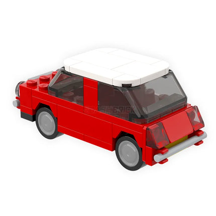 LEGO "Classic Cooper" - Mini, Red [MiniMOC]