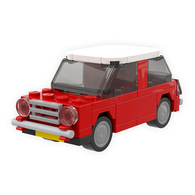 LEGO "Classic Cooper" - Mini, Red [MiniMOC]