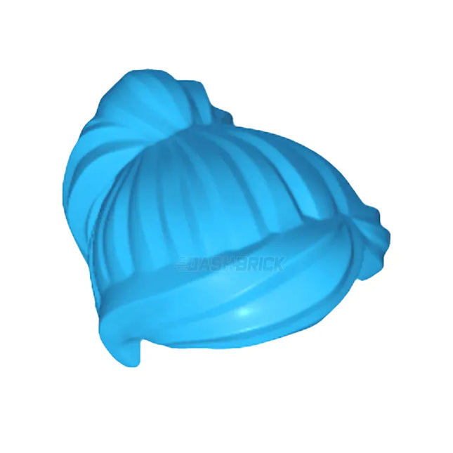 LEGO Minifigure Part - Hair Female Ponytail, Swept Sideways Fringe, Dark Azure [87990] 6194444
