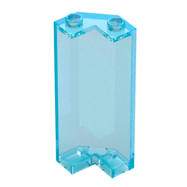 LEGO Panel 2 x 2 x 5 Corner Wall, Satin Trans-Light Blue (Window) [78594] 6499104