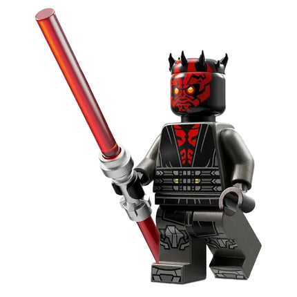 LEGO Minifigure - Darth Maul - Printed Legs with Silver Armor, Eyes without Black Pupils (2025) [STAR WARS]