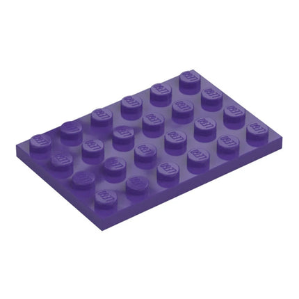 LEGO Plate, 4 x 6, Dark Purple [3032] 6147032