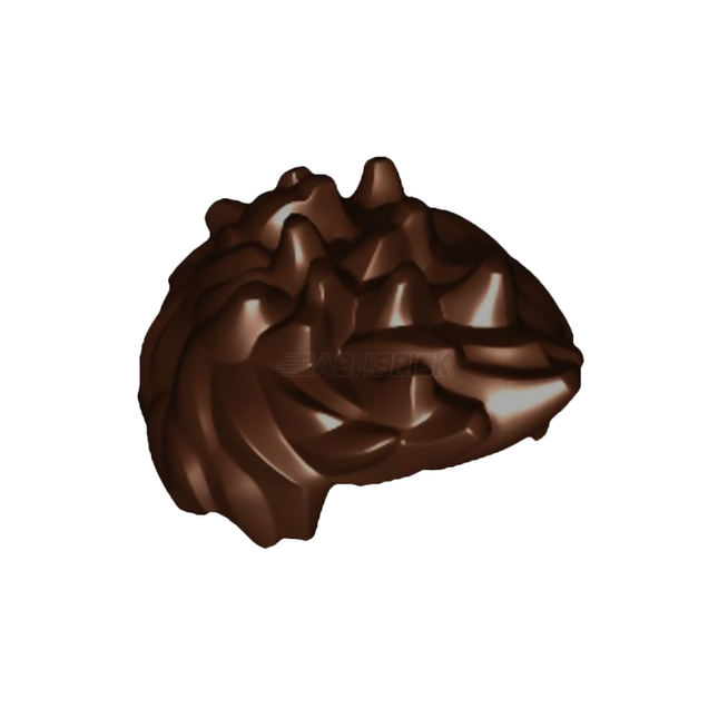 LEGO Minifigure Part - Hair Spiked, Short, Dark Brown [98385] 6396921