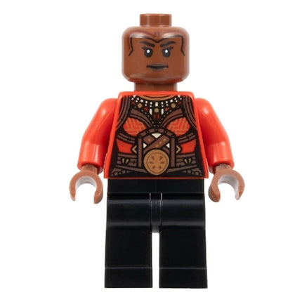 LEGO Minifigure - Okoye - Red Top, Black Panther Wakanda Forever (2022) [MARVEL]
