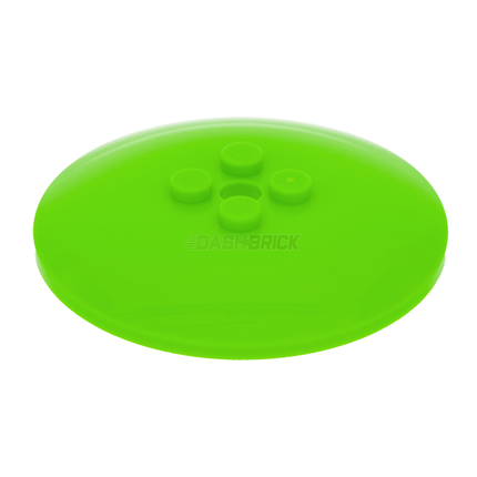LEGO Dish 6 x 6 Inverted (Radar) - Solid Studs, Bright Green [44375b] 6447006