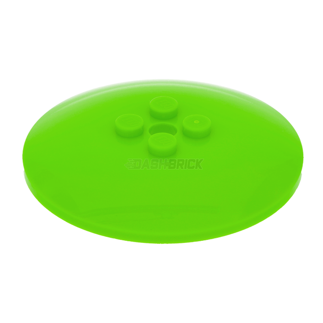 LEGO Dish 6 x 6 Inverted (Radar) - Solid Studs, Bright Green [44375b] 6447006
