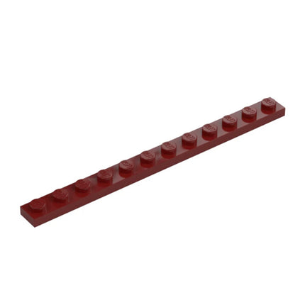 LEGO Plate 1 x 12, Dark Red [60479] 6253142