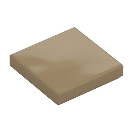 LEGO Tile 2 x 2, Dark Tan [3068b] 4507045