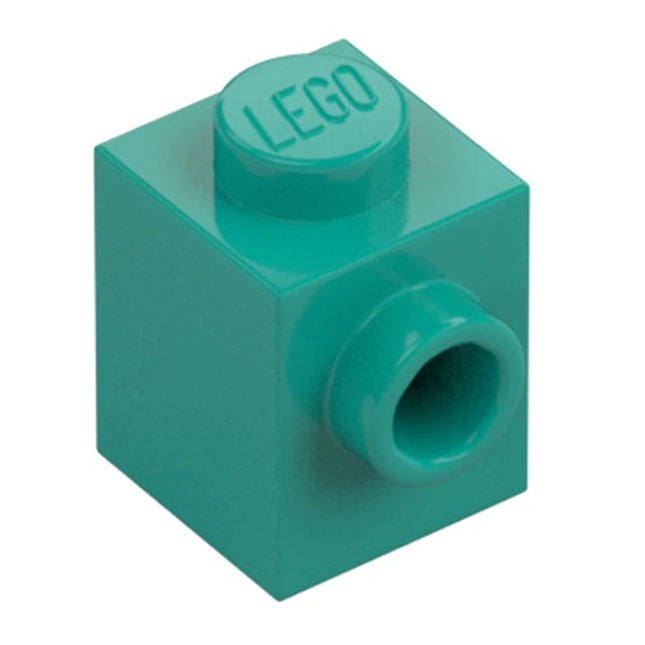 LEGO Brick, Modified 1 x 1, Stud on 1 Side, Dark Turquoise [87087] 6213781