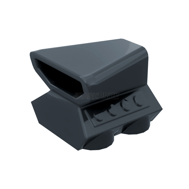 LEGO Vehicle, Air Scoop Engine Top 2 x 2, Dark Pearl Grey [50943] 6236391