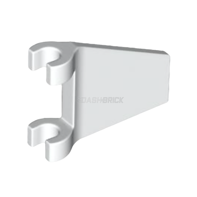 LEGO Flag 2 x 2 Trapezoid, White [44676] 6365500