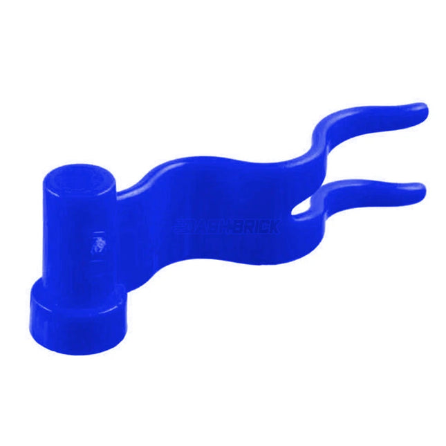 LEGO Flag 4 x 1 Wave Right, Streamer, Blue [4495b] 6268955