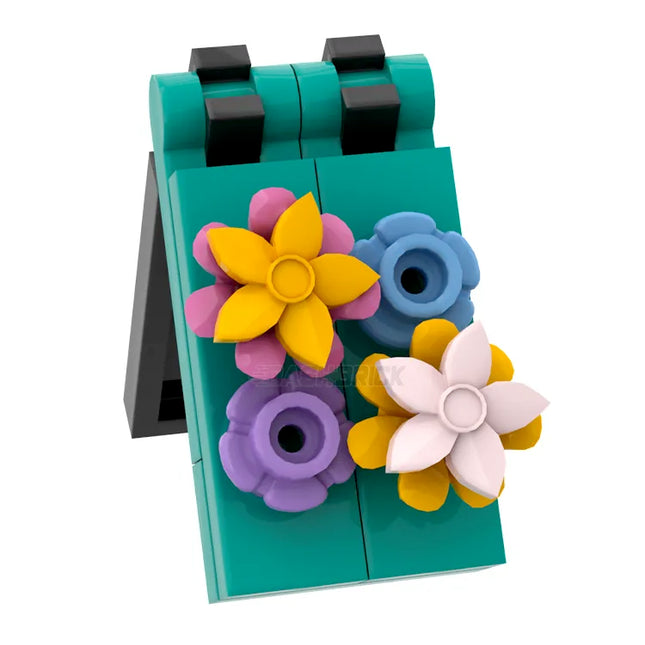 LEGO "Sidewalk Sign - Florist" - Folding Sign [MiniMOC]