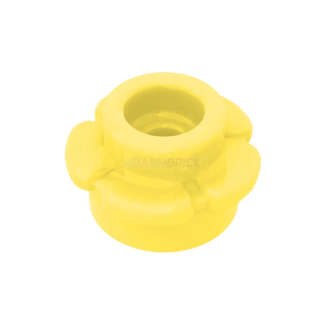 LEGO Plate, Round 1 x 1 with Flower Edge (5 Petals), Bright Light Yellow [24866] 6426463
