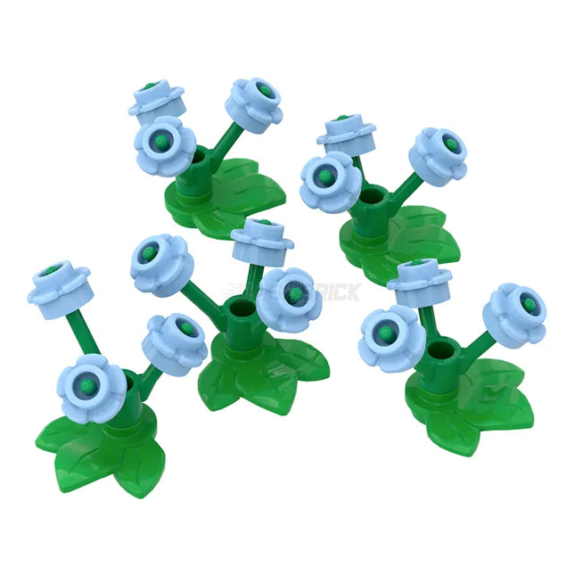 LEGO Flower Sets, Bright Light Blue [24866, 32607 & 24855]