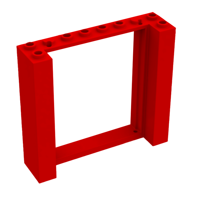 LEGO Door Frame 2 x 8 x 6, Red [80400] 6396798