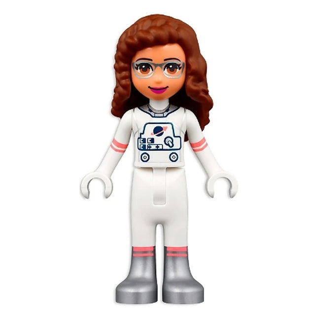 LEGO Minifigure - Friends Olivia (Nougat) - White Spacesuit [FRIENDS]