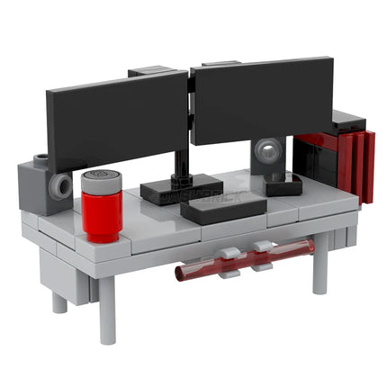 LEGO "Gamer Desk" - Computer, Multi-Wide Screen [MiniMOC]