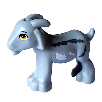 LEGO Minifigure Animal - Goat, White Spots, Light Grey [5243pb01]