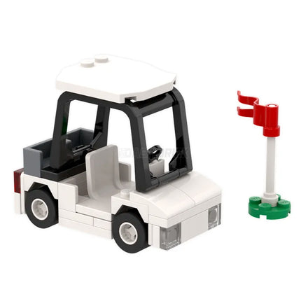 LEGO "Speedy Golf Cart" - White [MiniMOC]