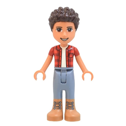 LEGO Minifigure - Friends River - Red Checkered Shirt with White Undershirt (2022) [FRIENDS]