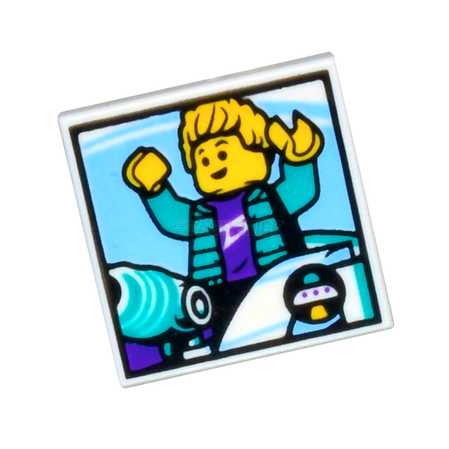 LEGO Minifigure Accessory - Tile, Space Ride Photo of Minifigure [3068bpb2015] 6323428
