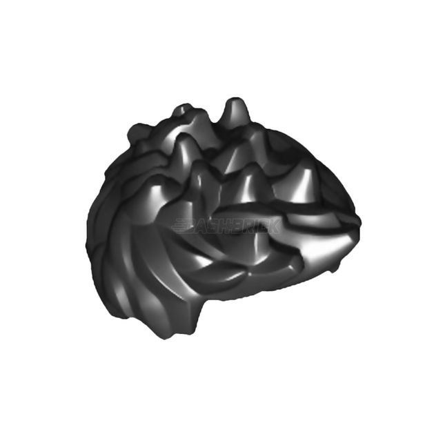 LEGO Minifigure Part - Hair Spiked, Short, Black [98385]
