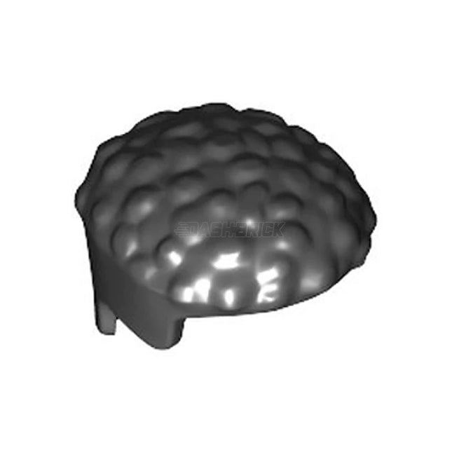 LEGO Minifigure Part - Hair Male, Coiled with Straight Sides, Black [79688] 6356861