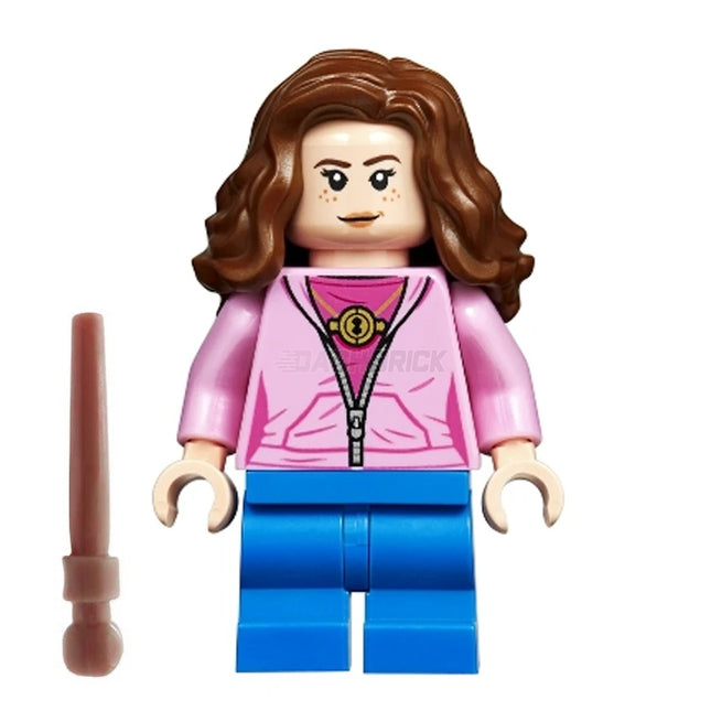 LEGO Minifigure - Hermione Granger, Bright Pink Jacket, Medium Legs (2019) [HARRY POTTER]