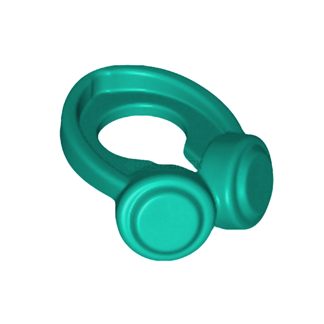 LEGO Minifigure Accessory - Headphones Around Neck, Dark Turquoise [66913] 6359875
