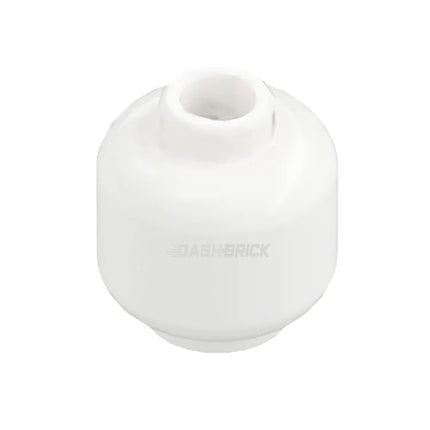 LEGO Minifigure Part - Head (Plain) - Hollow Stud, White [3626c]