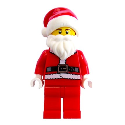 LEGO Minifigure - Santa, Red Legs, Fur Lined Jacket (2014) [Christmas]