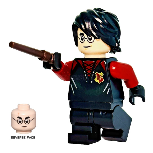 LEGO Minifigure - Harry Potter - Black and Dark Red Uniform, Medium Legs (2019) [HARRY POTTER]