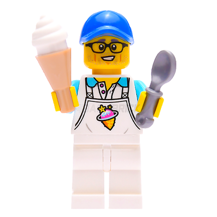 LEGO Minifigure - Ice-Cream Vendor, "Hai" (2021) [NINJAGO]