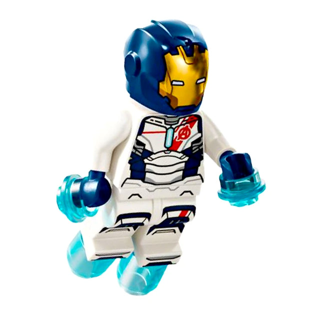 LEGO Minifigure - Iron Legion - Dark Blue Head, One Piece Helmet (2024) [MARVEL]