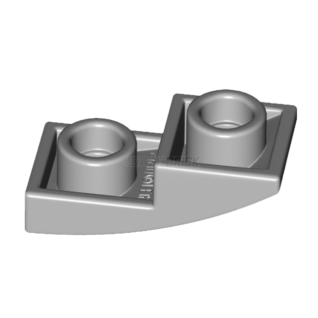 LEGO Slope, Curved 2 x 1 Inverted, Light Grey [24201] 6215212