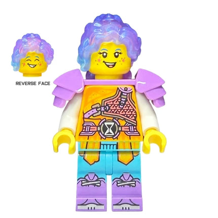 LEGO Minifigure - Izzie (Isabel Christina Garcia), Robe, Shoulder Pads (2023) [CITY]