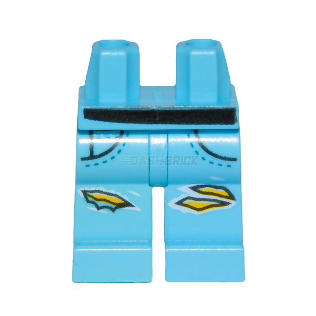 LEGO Minifigure Part - Hips and Legs, Ripped Denim Pants [970c00pb0996] 6271742