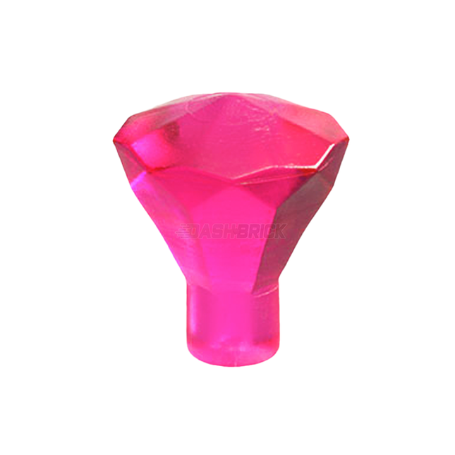 LEGO Minifigure Accessory - Diamond/Jewel, Crystal, Rock, Trans-Dark Pink [30153] 6247796