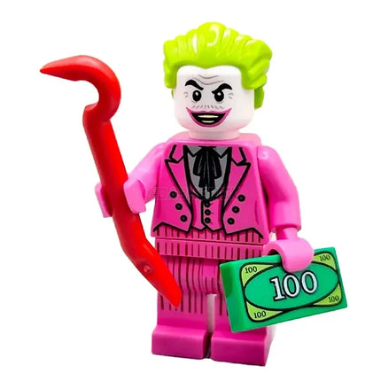 LEGO Minifigure - The Joker, Dark Pink Suit, Grin/Closed Mouth (2021) [DC COMICS]