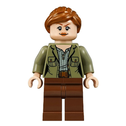 LEGO Minifigure - Claire Dearing - Olive Green Jacket (2018) [JURASSIC WORLD]